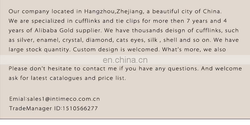 SHAMROCK CLOVER CUFFLINKS IN SILVER