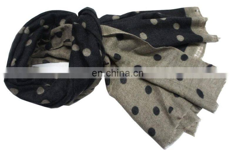 Cashmere Pashmina Wool Polka Dot Shawls