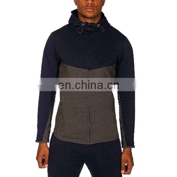fleece mens sports running zipper up hoodies trainning hoodies custom cheap