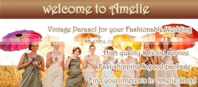 A0402 Stripe pagoda wedding umbrella