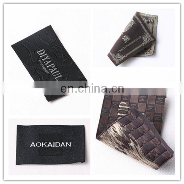 customized high quality garment woven label