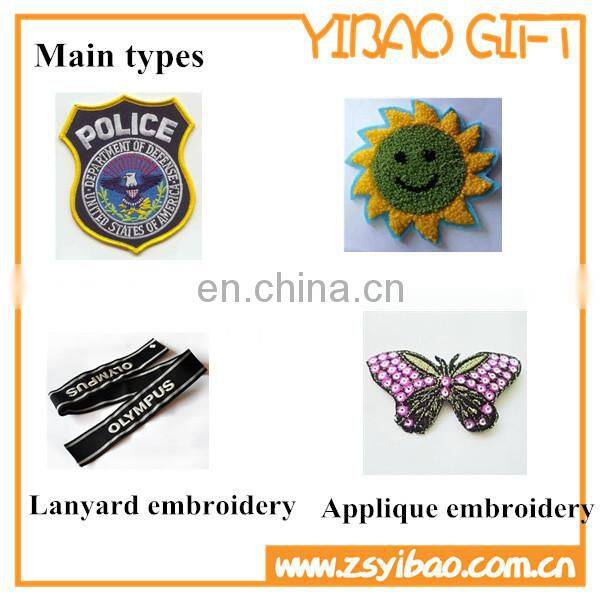 vivid figure design embrodery patch with iron on back