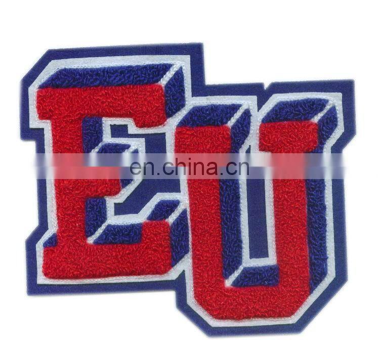 letter chenille badge