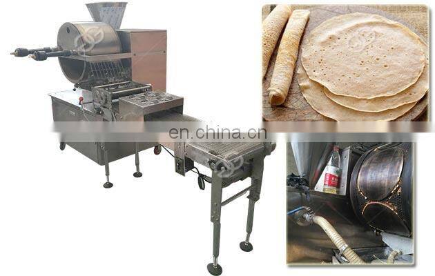 Round Lumpia Sheet Making Machine Spring Roll Production Line
