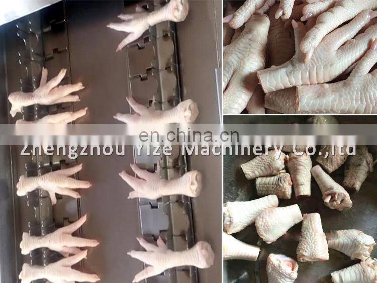 Chicken Feet with Pickled Peppers machine chicken claw cutting splitter machine