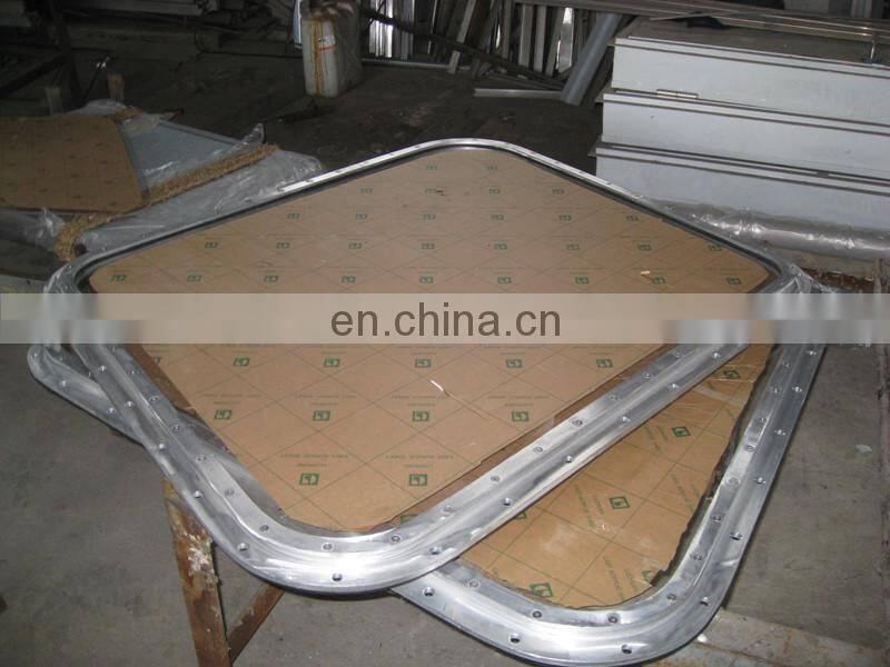 Boat Fixed Curved Aluminum Marine Window