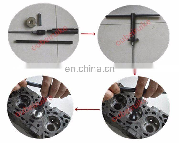 Valve Seat Guide Pilots with a Nut and a T Handle for Valve Seat Grinding Wheel and Cutters