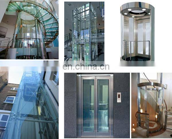 China high quality elevator glass door manufacturers