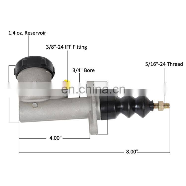 Racing Car Master Cylinder 3/4 inch Bore Aluminum Girling Brake Clutch Master Cylinder
