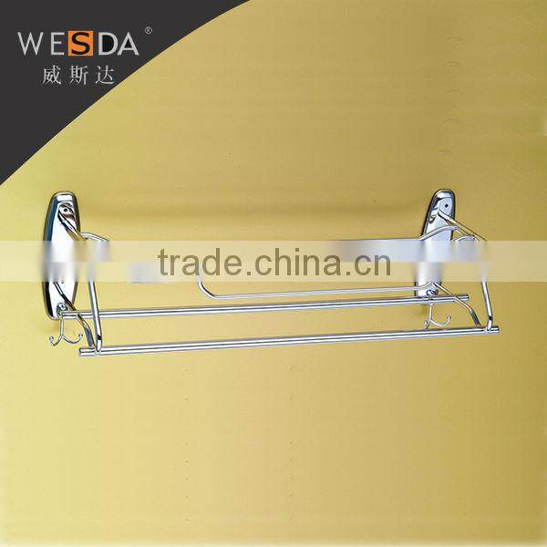 WESDA heated bathroom towel rack polish towel rail towel rail with hook A080