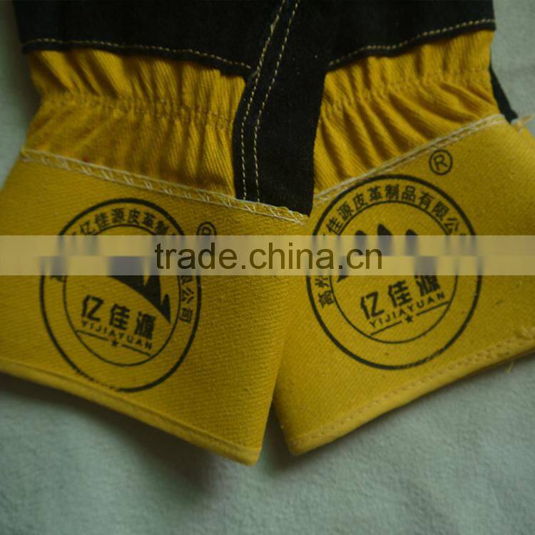 cow split leather working Gloves leather working gloves with full lining
