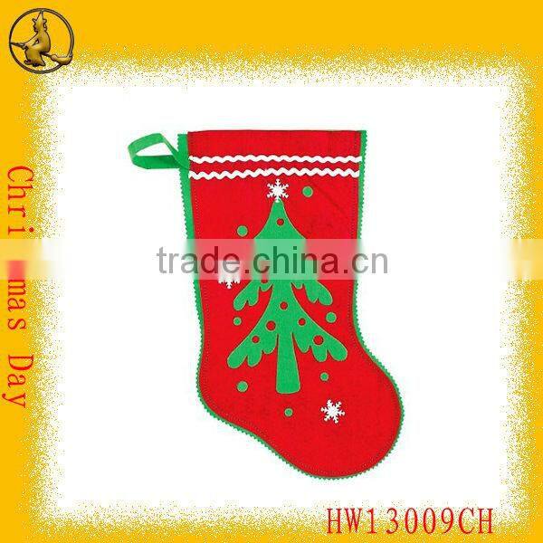 2014 Top Sale New Christmas Tree Stocking with Custom Design
