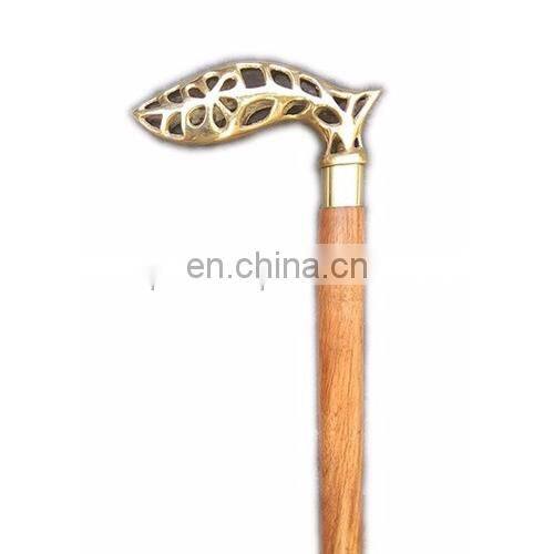 metal designer head cane