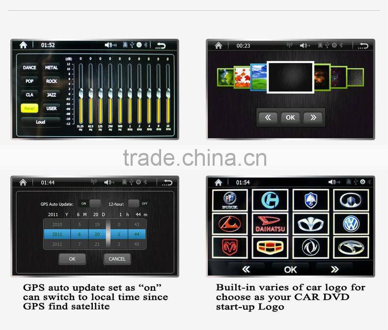 Digital Touch Screen Car Radio DVD CD GPS Bluetooth,AM/FM,RDS,Phonebook,AUX,Car Double Din GPS DVD steering wheel control,USB/SD