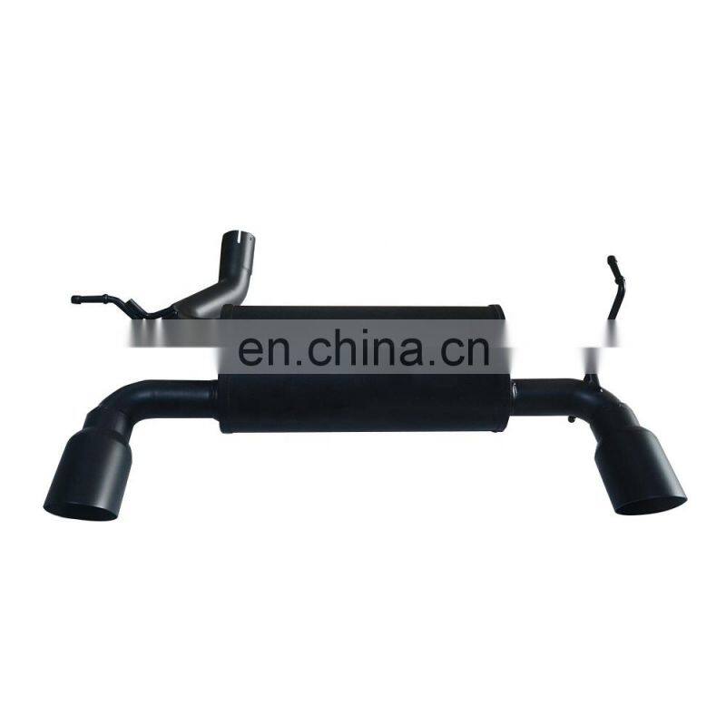 Steel Muffler Exhaust Pipe for Jeep Wrangler JL Exhaust Pipe 4x4 accessory maiker manufacturer