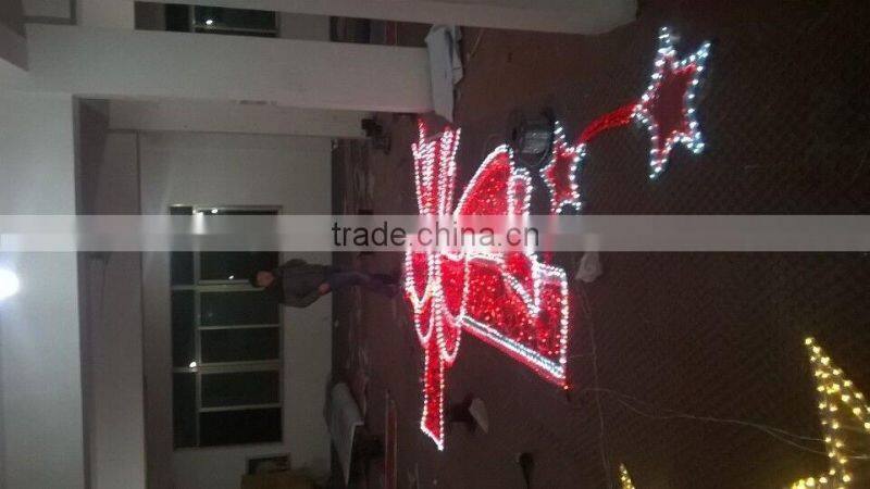Star decoration outdoor christmas light arches