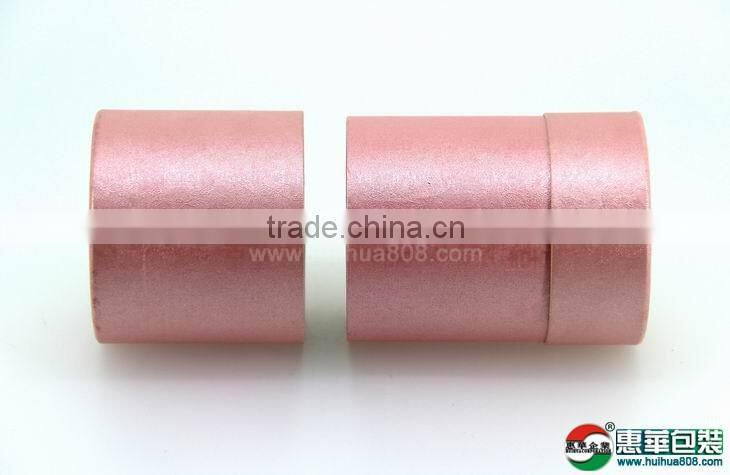 iridescent paper tube packaging