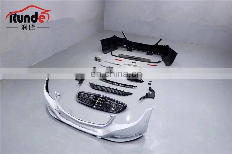 Runde PP Material Auto Car Body Kit For Mercedes-Benz E-class W213 E260 LE300L Upgrade to Maybach body kit