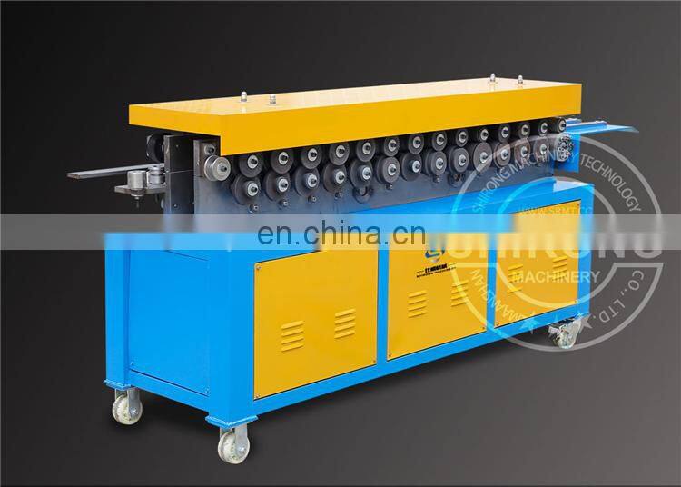 factory HVAC ventilation duct flange making machine T-15 TDC/TDF flange forming machine manufacturer,duct auto line