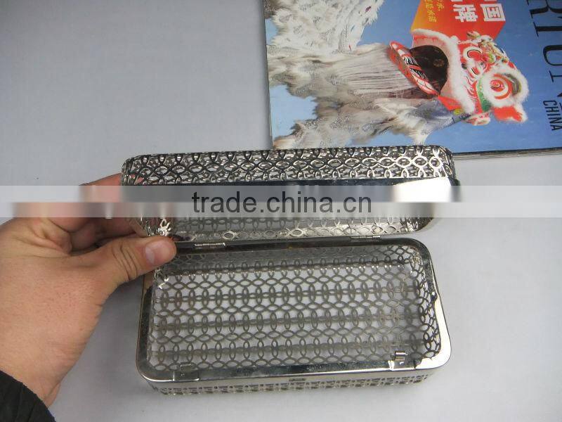 6.5 inch Reticular gift box frame cosmetic bag