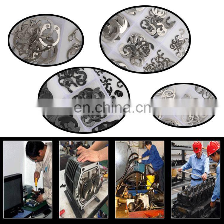 JINGHONG Carbon Steel Stainless Steel Circlip C Type Retaining Ring