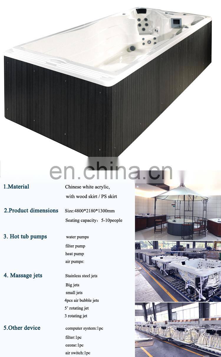 fiber swimming pool/balboa swim spa/above ground pool