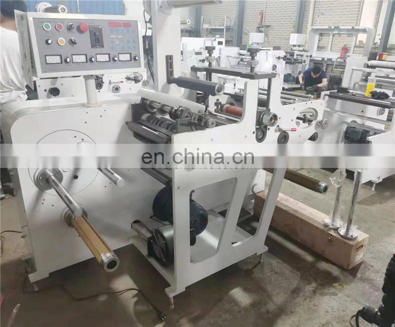 USK420 Automatic Blank Label Vinyl Sticker Rotary Magnetic Cylinder Die Cutting Slitting and Rewinding Machine
