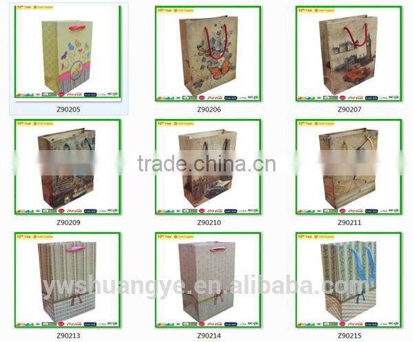 Luxury Custom gift paper bag,factory brown paper bag