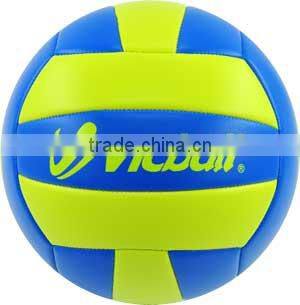 Machine stitched foam PVC material colorful volleyball size 5#