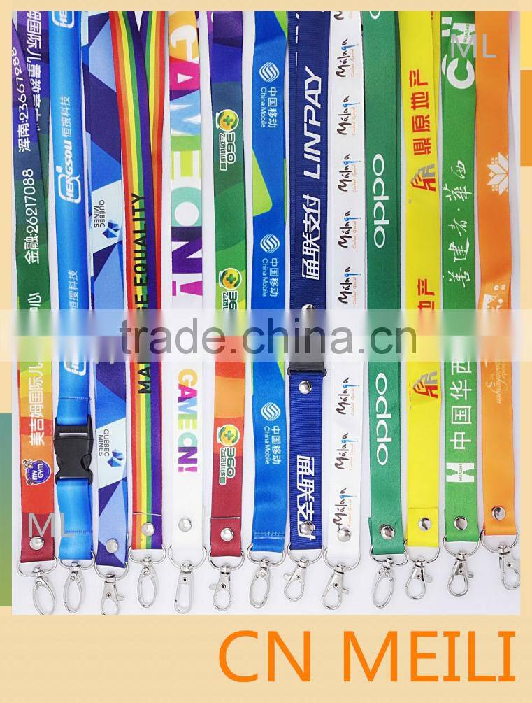 Hot-selling lanyard with custom logo polyester lanyard made in china factory