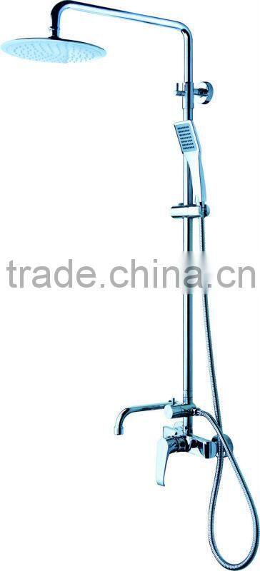 NICOR 6802 Fashion Design Copper Wall Mounted Chrome Plated Bathroom Bathtub Mixer
