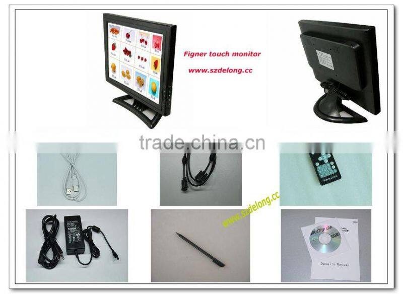 2013 TFT-LCD Touch Screen With VGA 15 POS Monitor