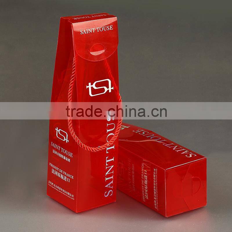 hard plastic wine packaging box