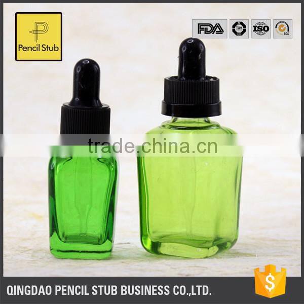 glass bottle manufacturer 30ml 50ml square ejuice bottle with dropper with childproof evident cap empty glass bottles