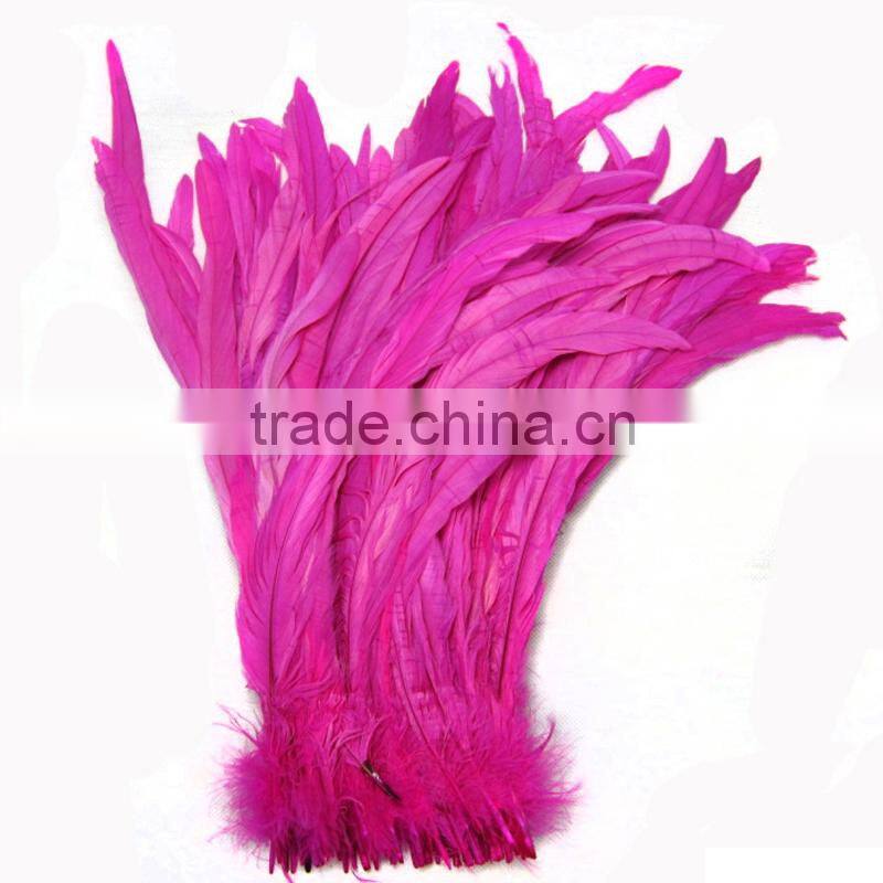 wholesale long rooster feathers price of chicken feather trims