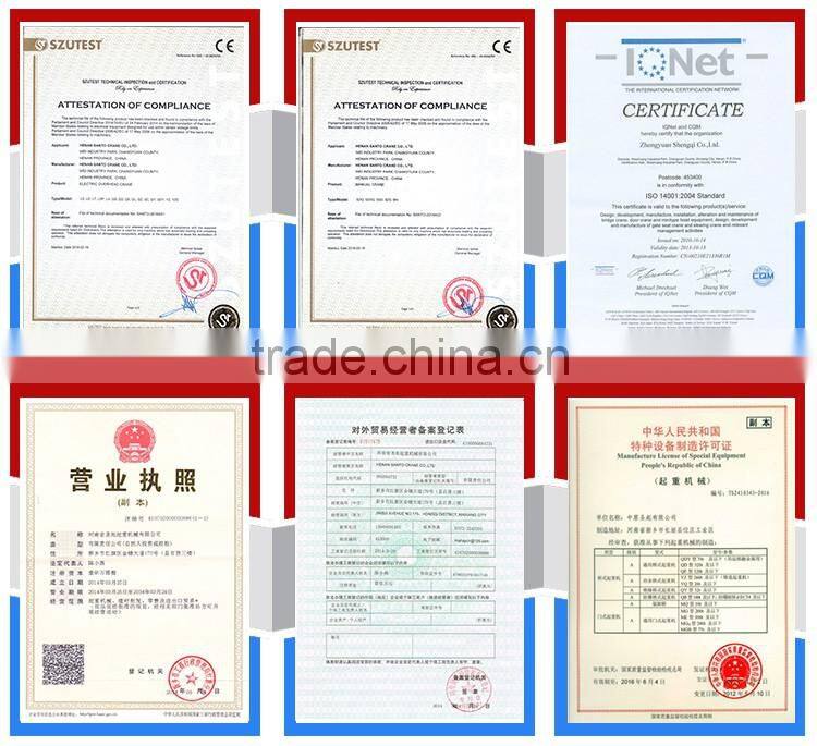 Double Speed Electric Wire Rope Construction Hoist with Wireless Remote