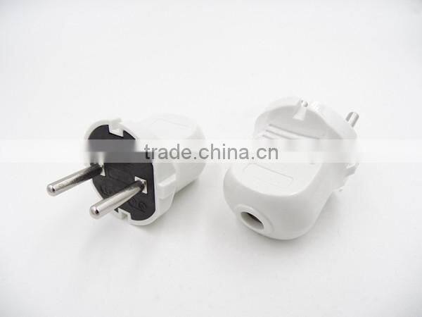 Germany Schuko Detachable Rewireable Power Cord AC Power Plug 16A/250V