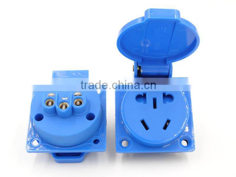 High grade waterproof Super Tough Nylon AU/EU/US waterproof socket outlet receptacle