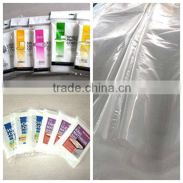 plastic mattress bag on roll