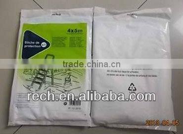 Anti-slip polyethylene dust cover sheet