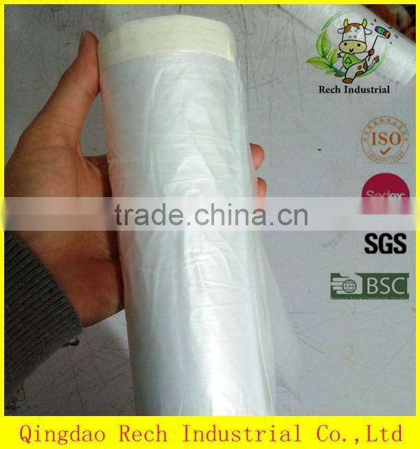 pe-taped plastic HDPE masking film