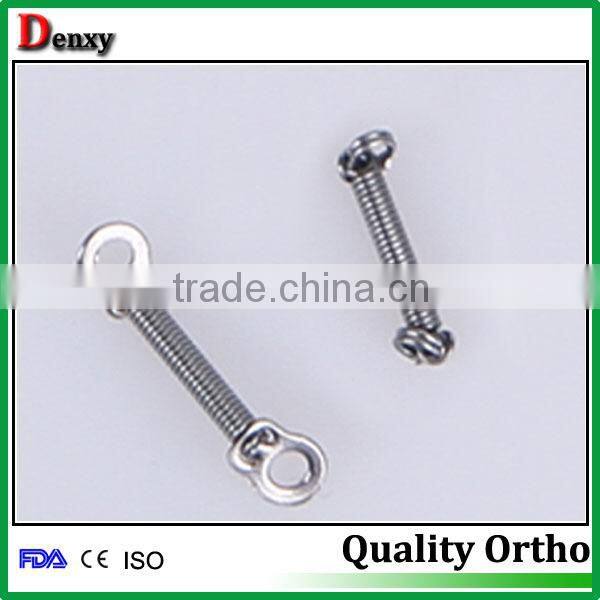China Dental Orthodontic Product Manufacture orthodontic niti close & open coil springs with eyelet
