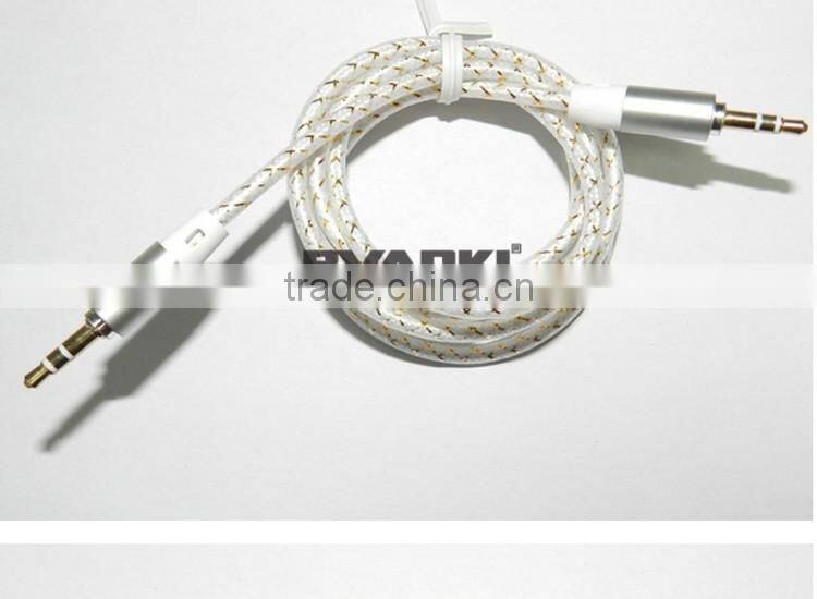 2016 top selling products in alibaba AUX Cable, 1m 3.5mm Male Mini Plug Stereo Audio Cable for iphone 6s phone unlocked