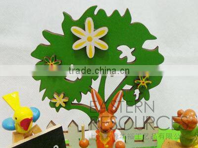 Oval Shape Music Box Easter Rabbit School