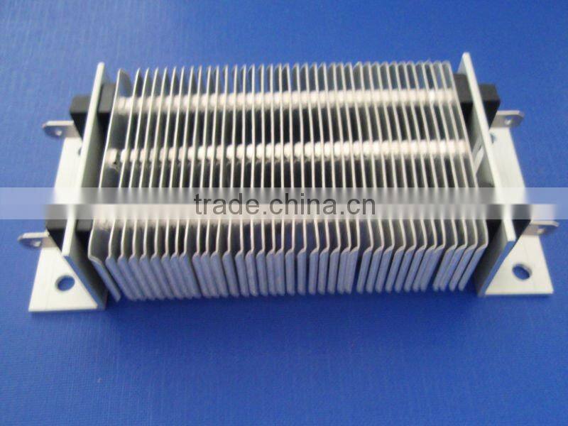 Electric PTC insulative corrugated heaters for air curtain 220V