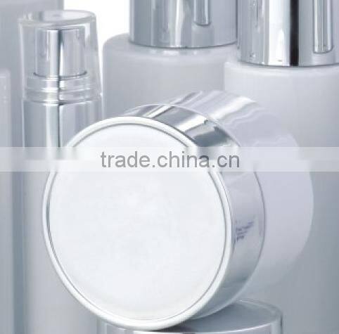 Skin care use silk screen printing cylindrical cosmetic packaging