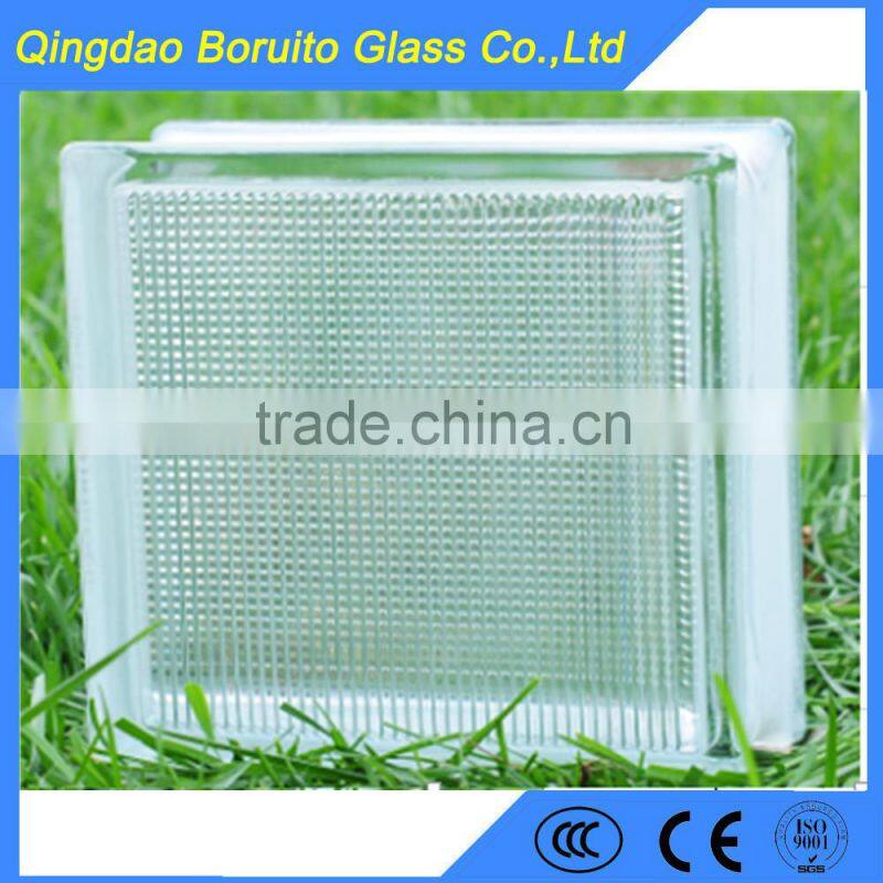 Clear glass block