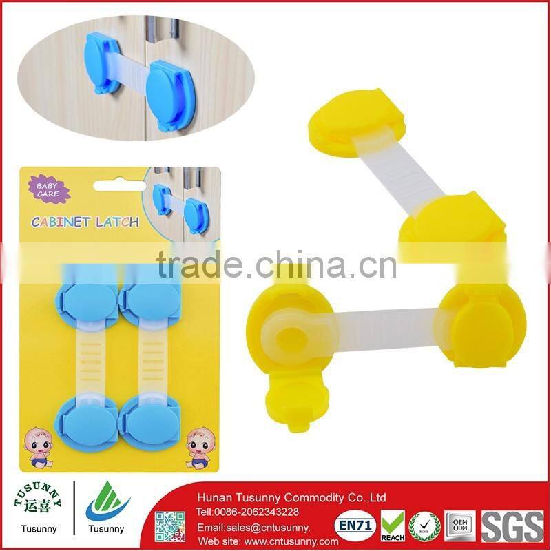 Baby safety sliding doors locks small plastic door lock
