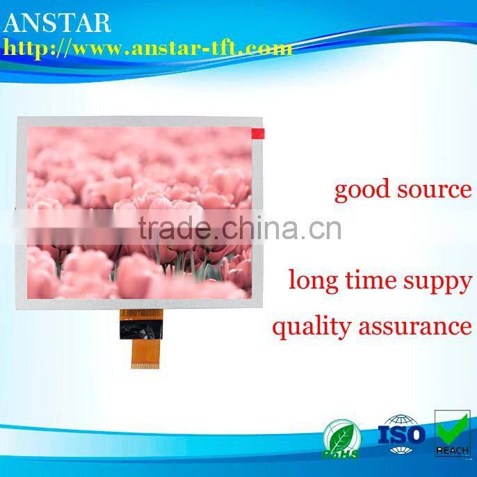 16.7 M display color 8 inch high luminance lcd with 900nits and 800*600P TFT LCD panel