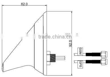 GPS+GSM+AM/FM Combo Antenna Shark Fin Car Antenna